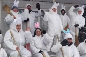 Видеофакт. «Зайцы» из Сморгони сражаются с «Улли»